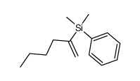 hex-1-en-2-yldimethyl(phenyl)silane Structure