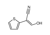 2-(2-thienyl)-3-hydroxyacrylonitrile Structure