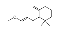 1-Methoxy-3-(6',6'-dimethyl-2'-methylenecyclohexyl)propene-1结构式