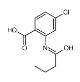 2-(butanoylamino)-4-chlorobenzoic acid Structure