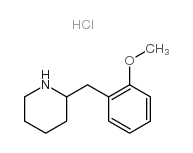 2-(2-methoxy-benzyl)-piperidine hydrochloride结构式