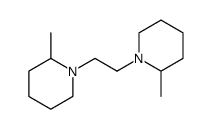 Piperidine, 1,1-(1,2-ethanediyl)bis[2-methyl- (9CI) Structure