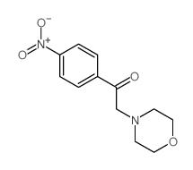 Ethanone,2-(4-morpholinyl)-1-(4-nitrophenyl)- Structure