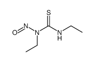 N1,N3-diethyl-N1-nitrosothiourea Structure