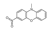 10-methyl-3-nitrophenoxazine结构式