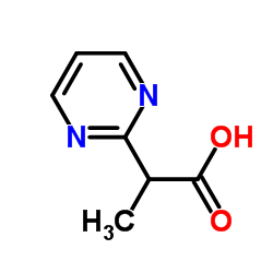 2-(2-Pyrimidinyl)propanoic acid Structure