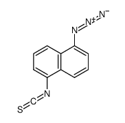 5-isothiocyanato-1-naphthalene azide structure