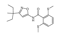 N-[3-(1-ethyl-1-methylpropyl)-5-isoxazolyl]-2,6-di(methylthio)benzamide Structure