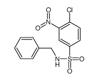N-benzyl-4-chloro-3-nitrobenzenesulfonamide Structure