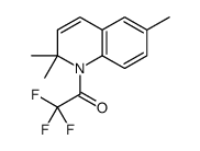 2,2,2-trifluoro-1-(2,2,6-trimethylquinolin-1-yl)ethanone结构式