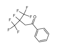 3,4,4,4-tetrafluoro-1-phenyl-3-(trifluoromethyl)butan-1-one Structure