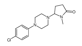 5-[4-(4-chlorophenyl)piperazin-1-yl]-1-methylpyrrolidin-2-one Structure