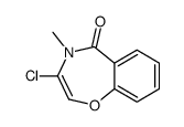3-chloro-4-methyl-1,4-benzoxazepin-5-one结构式