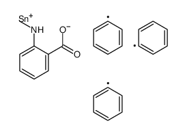 triphenylstannyl 2-(methylamino)benzoate Structure