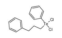 hexadecylphenyltellurium dichloride Structure