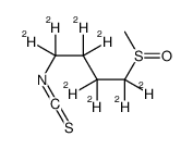 1,1,2,2,3,3,4,4-octadeuterio-1-isothiocyanato-4-methylsulfinylbutane structure