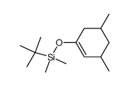 tert-butyl((3,5-dimethylcyclohex-1-en-1-yl)oxy)dimethylsilane Structure