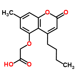 [(4-Butyl-7-methyl-2-oxo-2H-chromen-5-yl)oxy]acetic acid Structure