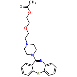2-(2-(4-(二苯并[b,f][1,4]硫氮杂卓-11-基)哌嗪-1-基)乙氧基)乙基乙酸酯图片