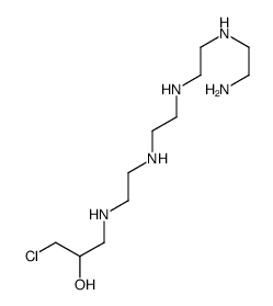 15-amino-1-chloro-4,7,10,13-tetraazapentadecan-2-ol structure