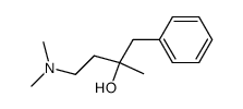 4-dimethylamino-2-methyl-1-phenyl-butan-2-ol结构式