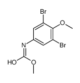 methyl N-(3,5-dibromo-4-methoxyphenyl)carbamate结构式