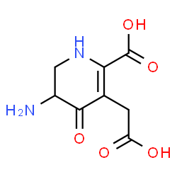 3-Pyridineacetic acid,5-amino-2-carboxy-1,4,5,6-tetrahydro-4-oxo-结构式