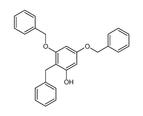 2-benzyl-3,5-bis(benzyloxy)phenol结构式