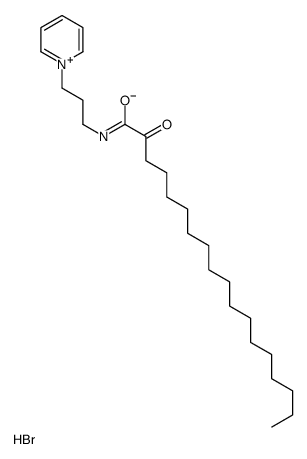 2-oxo-N-(3-pyridin-1-ium-1-ylpropyl)octadecanamide,bromide Structure