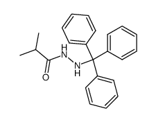 isobutyric acid-(N'-trityl-hydrazide)结构式