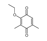 2-ethoxy-3,5-dimethyl-[1,4]benzoquinone Structure