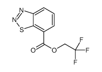 2,2,2-trifluoroethyl 1,2,3-benzothiadiazole-7-carboxylate结构式