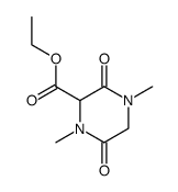 3-(ethoxycarbonyl)-1,4-dimethylpiperazine-2,5-dione结构式