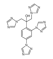 α-[2,4-Bis(1H-1,2,4-triazol-1-yl)phenyl]-α-(1H-1,2,4-triazol-1-ylmethyl)-1H-1,2,4-triazole-1-ethanol Structure