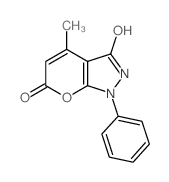 5-methyl-9-phenyl-2-oxa-8,9-diazabicyclo[4.3.0]nona-4,10-diene-3,7-dione结构式