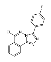 6-chloro-3-(4-fluorophenyl)-[1,2,4]triazolo[3,4-a]phthalazine Structure