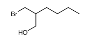2-n-butyl-3-bromo-1-propanol Structure