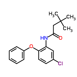 N-(5-Chloro-2-phenoxyphenyl)-3,3-dimethylbutanamide Structure