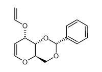 1,5-Anhydro-4,6-O-benzylidene-1,2-dideoxy-3-O-vinyl-D-ribo-hex-1-enitol结构式