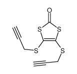 4,5-bis(prop-2-ynylsulfanyl)-1,3-dithiol-2-one Structure