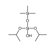 hydroxy-di(propan-2-yloxy)-trimethylsilyloxysilane结构式