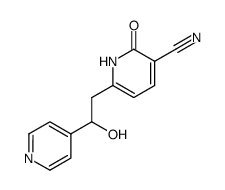6-(2-Hydroxy-2-pyridin-4-yl-ethyl)-2-oxo-1,2-dihydro-pyridine-3-carbonitrile结构式
