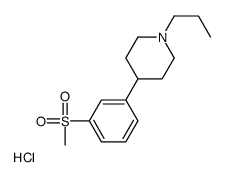 4-[3-(METHYLSULFONYL)PHENYL]-1-PROPYLPIPERIDINE, HYDROCHLORIDE picture