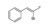 Benzene, [(1Z)-2-bromo-2-fluoroethenyl] Structure
