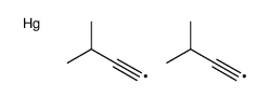 bis(3-methylbut-1-ynyl)mercury Structure