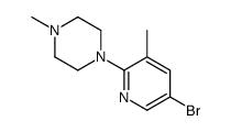 1-(5-bromo-3-methylpyridin-2-yl)-4-methylpiperazine picture