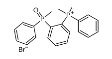 Dimethyl-[2-(methyl-phenyl-phosphinoyl)-phenyl]-phenyl-phosphonium; bromide结构式