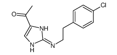 1-[2-[2-(4-chlorophenyl)ethylamino]-1H-imidazol-5-yl]ethanone Structure