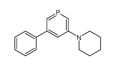 1-(5-phenylphosphinin-3-yl)piperidine结构式