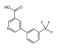 5-[3-(三氟甲基)苯基]-3-吡啶羧酸结构式